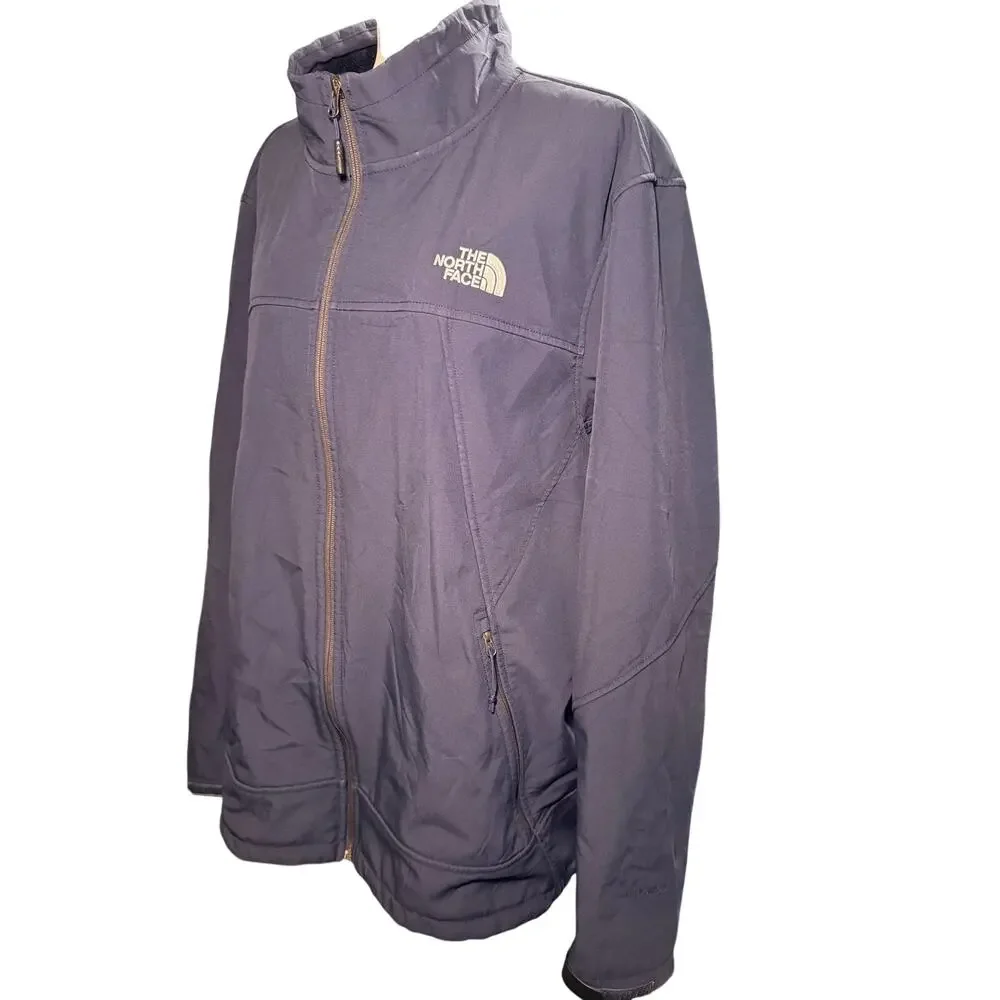 The North Face Apex Chromium Thermal Jacket, Navy WindWall Fleece, Men's XL